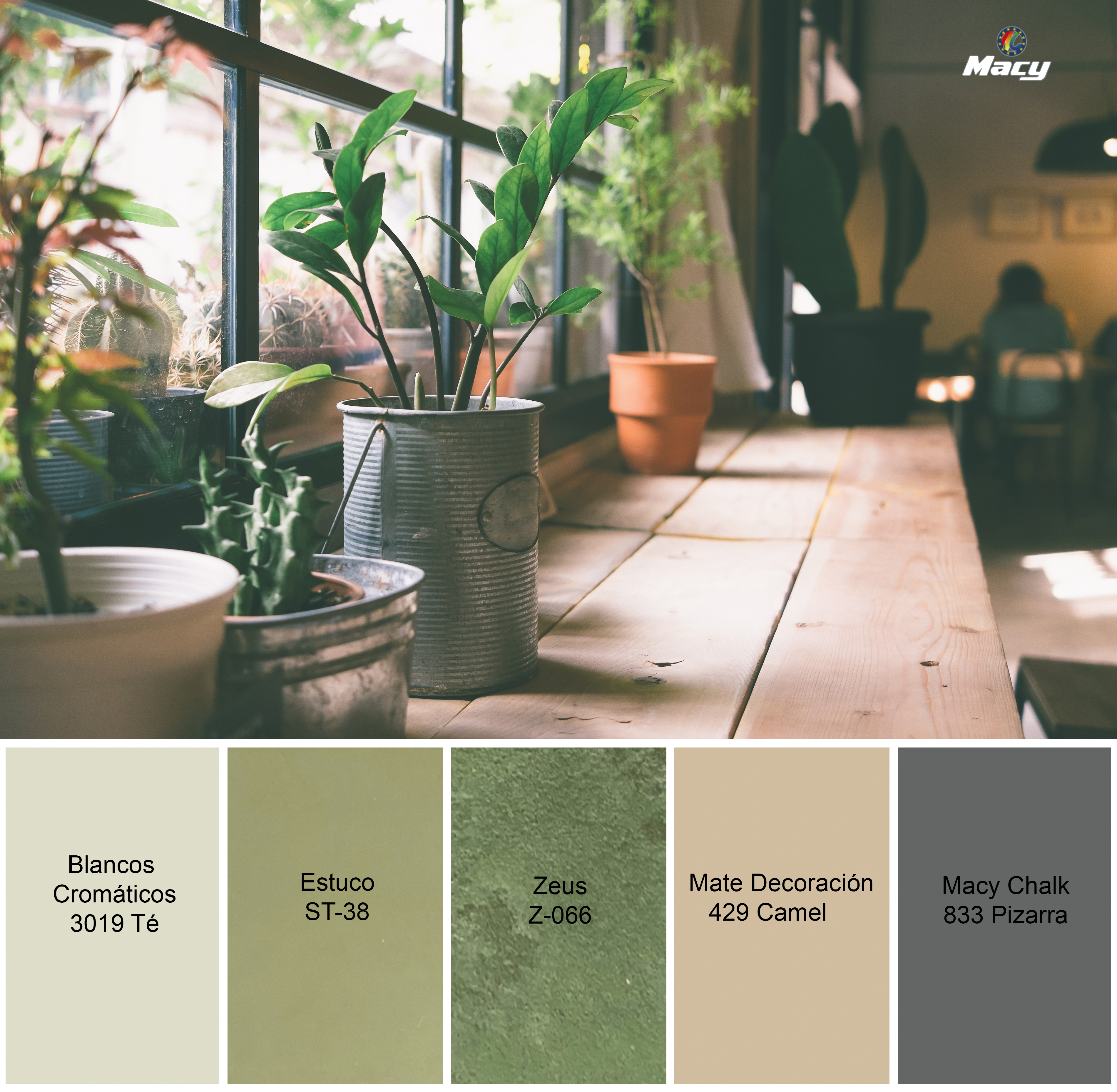 A COUNTRYSIDE-INSPIRED PALETTE OF COLORS