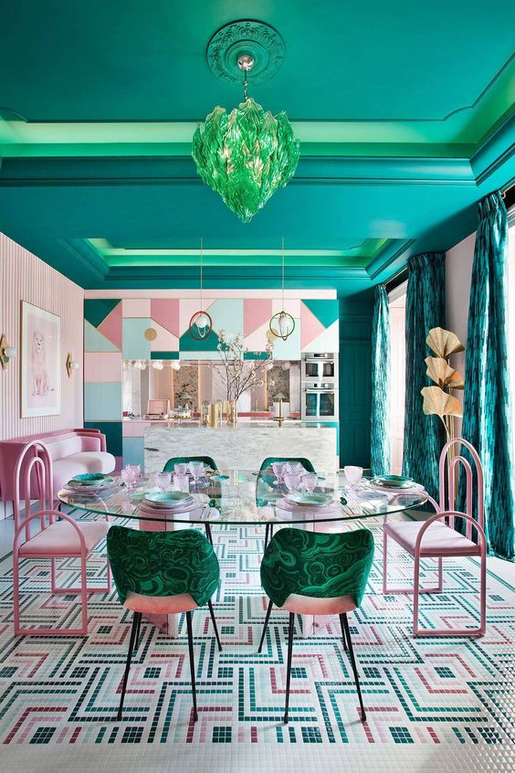 Full-color decorating ideas for your dining-room